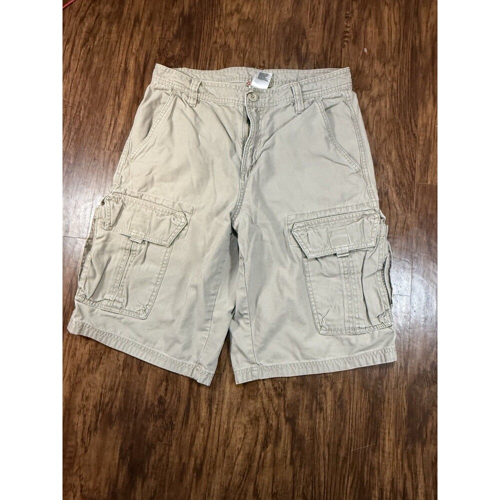 The North Face Men’s Cargo Shorts 30 Cotton Khaki Hike Camp Rugged